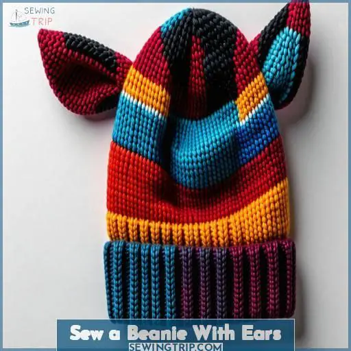 Sew a Beanie With Ears