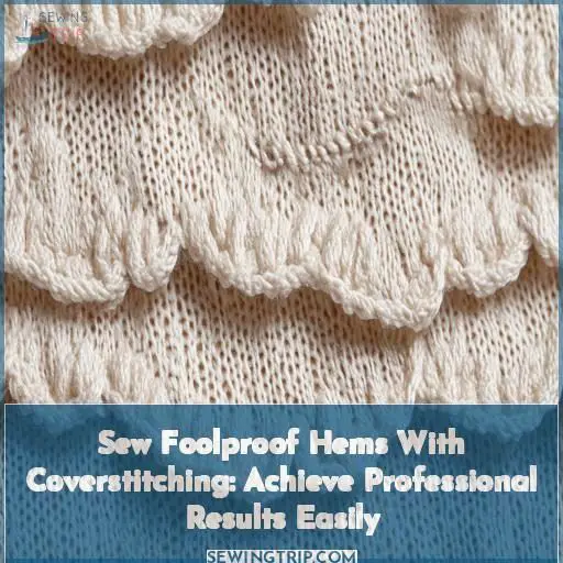 sew foolproof hems with coverstitching sew foolproof hems with coverstitching