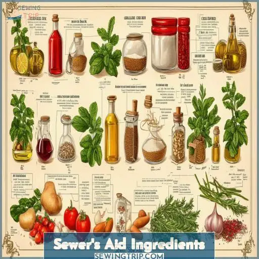 Sewer's Aid Ingredients Sewer's Aid Ingredients