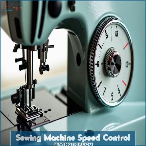 Sewing Machine Speed Control
