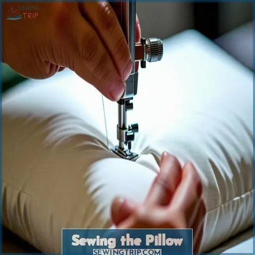 Sewing the Pillow