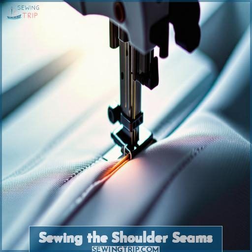 Sewing the Shoulder Seams