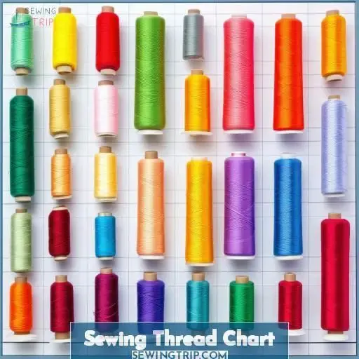 Sewing Thread Chart