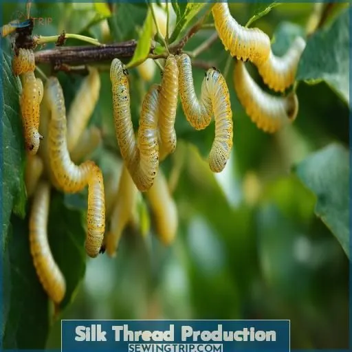 Silk Thread Production