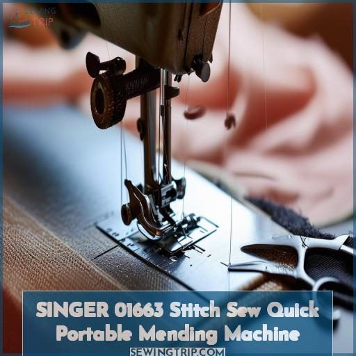 SINGER 01663 Stitch Sew Quick Portable Mending Machine