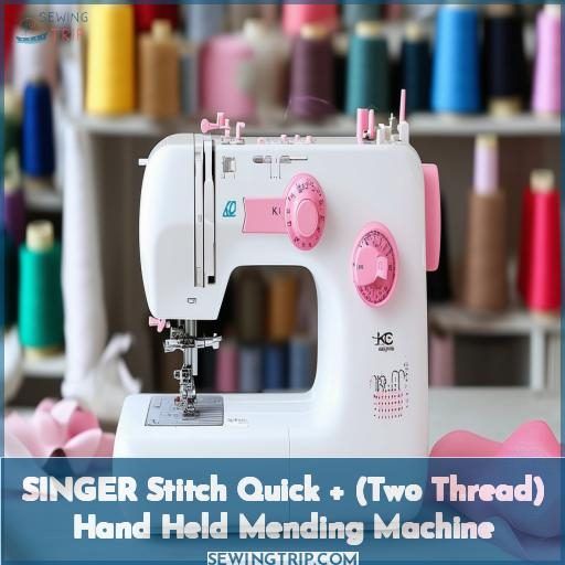 SINGER Stitch Quick + (Two Thread) Hand Held Mending Machine