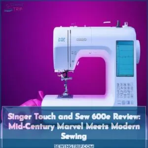 singer touch and sew 600e review