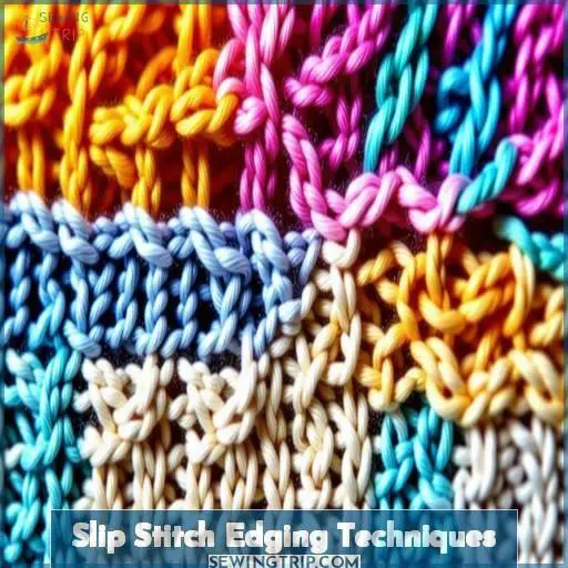 Slip Stitch Edging Techniques