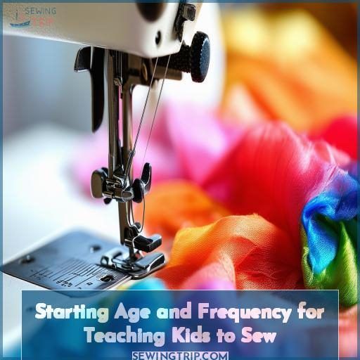 Starting Age and Frequency for Teaching Kids to Sew