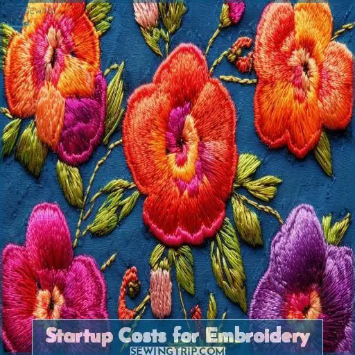 Startup Costs for Embroidery