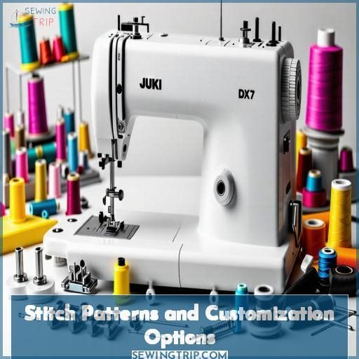 Stitch Patterns and Customization Options