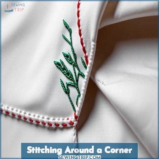 Stitching Around a Corner