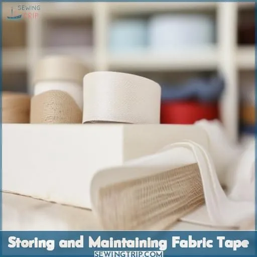 Storing and Maintaining Fabric Tape