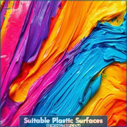 Suitable Plastic Surfaces