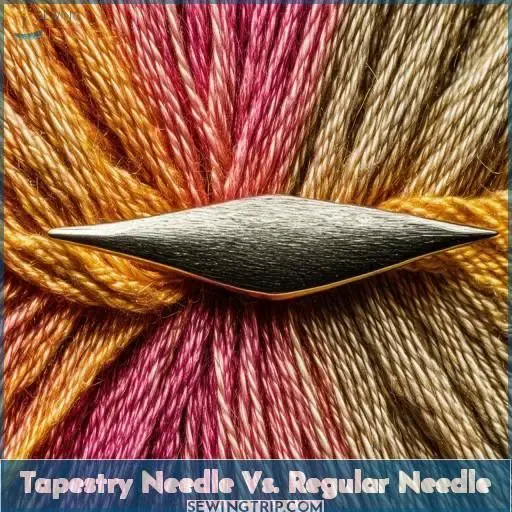 Tapestry Needle Vs. Regular Needle