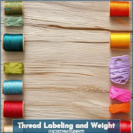 Thread Labeling and Weight