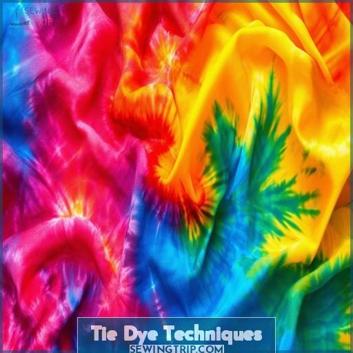 Tie Dye Techniques