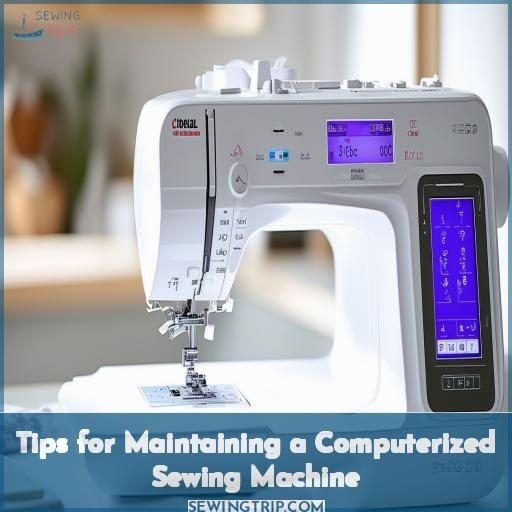 Tips for Maintaining a Computerized Sewing Machine