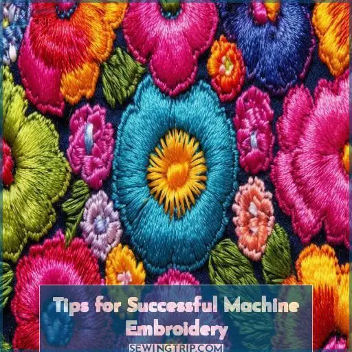 Tips for Successful Machine Embroidery