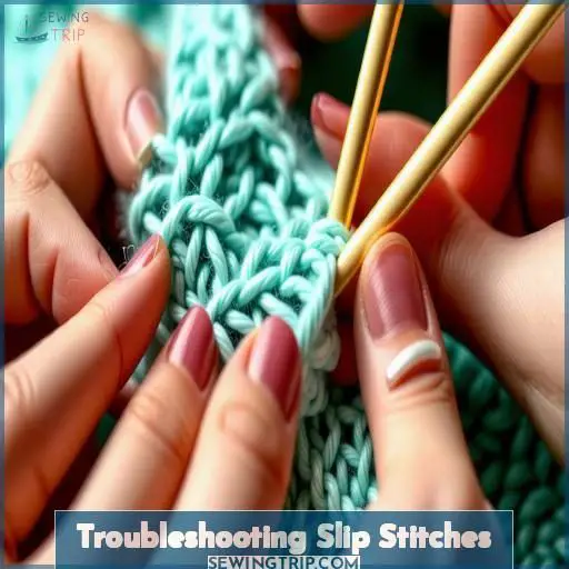 Troubleshooting Slip Stitches