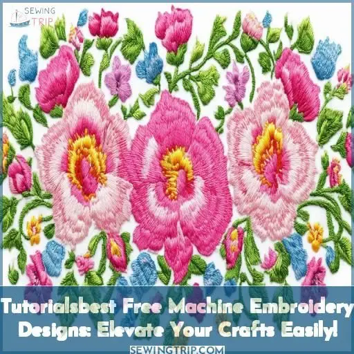 tutorialsbest free machine embroidery designs