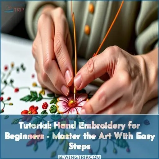 tutorialshow to embroider by hand