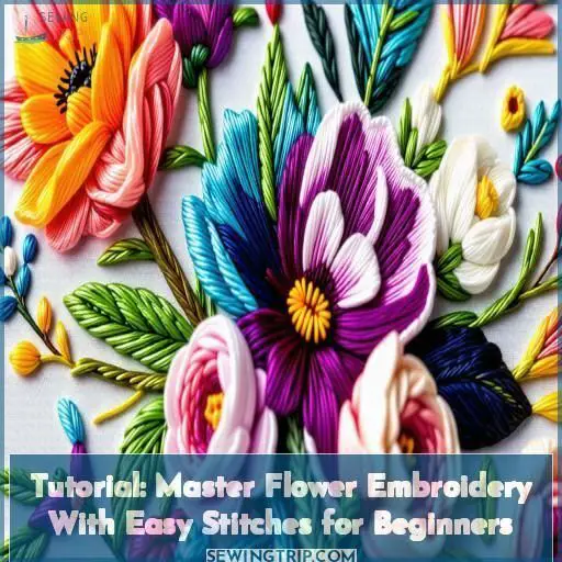 tutorialshow to embroider flowers tutorialshow to embroider flowers