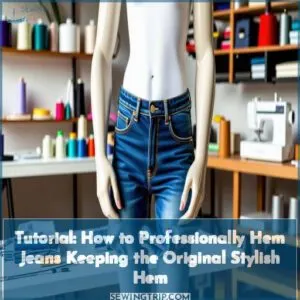 tutorialshow to hem jeans