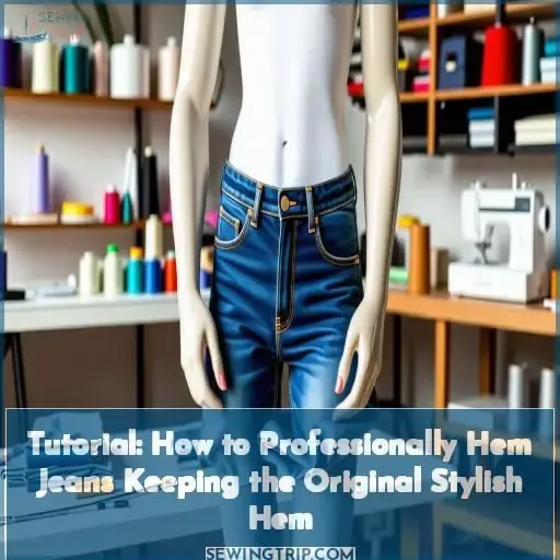tutorialshow to hem jeans