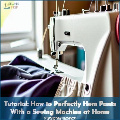 tutorialshow to hem pants with a sewing machine tutorialshow to hem pants with a sewing machine