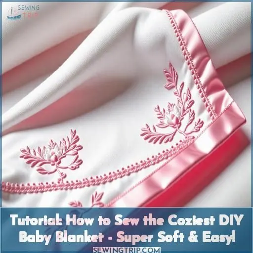 tutorialshow to sew a baby blanket