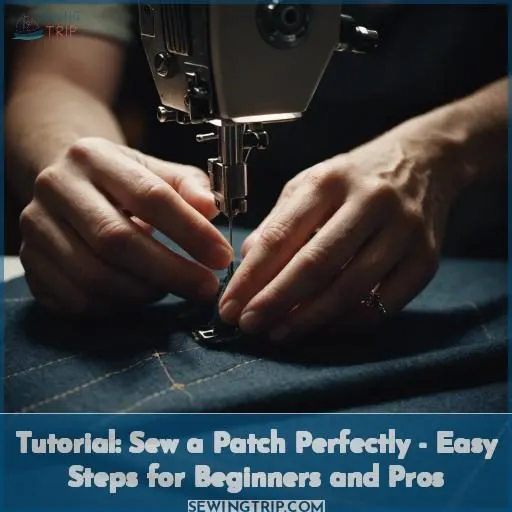 tutorialshow to sew a patch