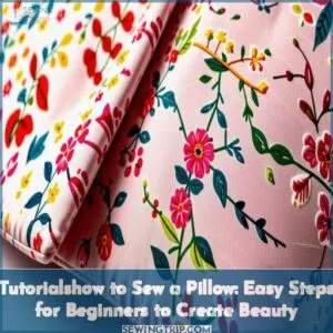 tutorialshow to sew a pillow