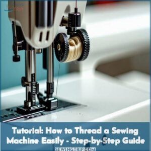 Tutorial: How to Thread a Sewing Machine Easily - Step-by-Step Guide 4 tutorialshow to thread a sewing machine