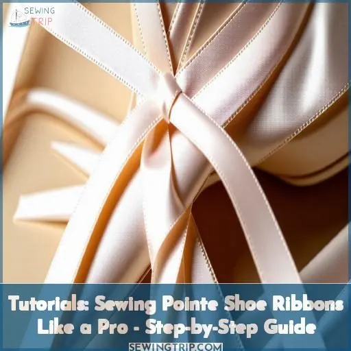 tutorialssewing pointe shoe ribbons