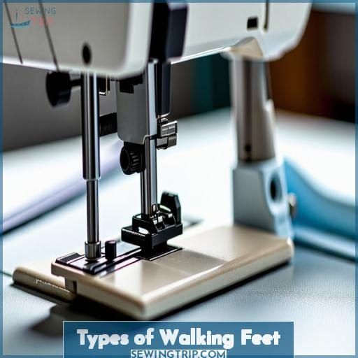 Types of Walking Feet