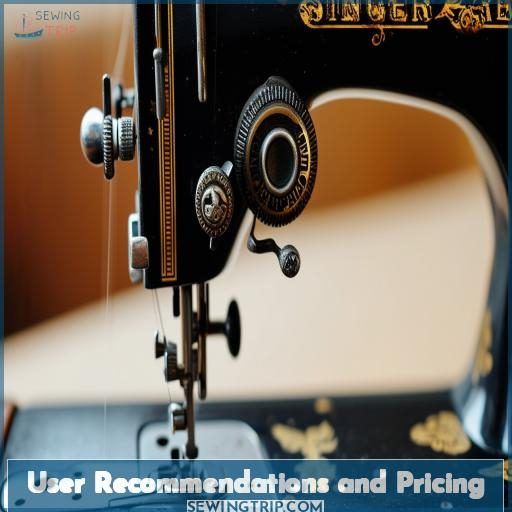 User Recommendations and Pricing