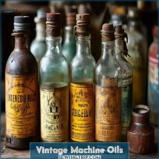 Vintage Machine Oils