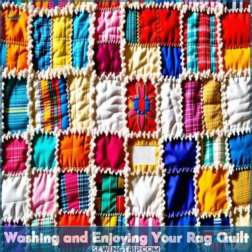 Washing and Enjoying Your Rag Quilt