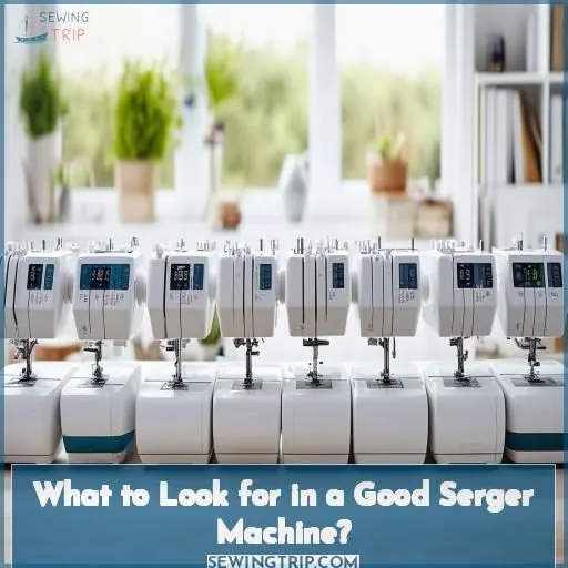 What to Look for in a Good Serger Machine