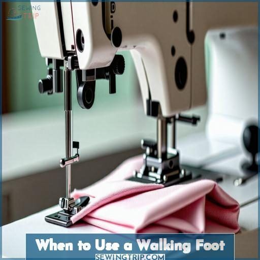 When to Use a Walking Foot When to Use a Walking Foot
