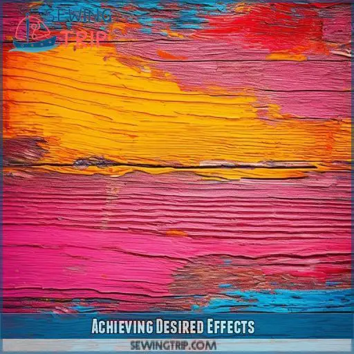 Achieving Desired Effects