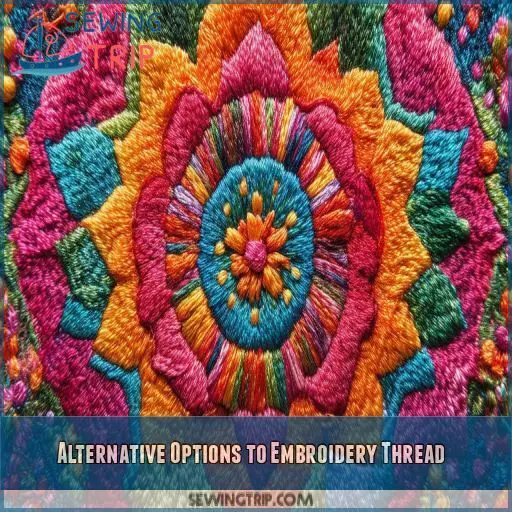 Alternative Options to Embroidery Thread Alternative Options to Embroidery Thread