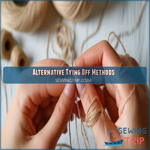 Alternative Tying Off Methods Alternative Tying Off Methods