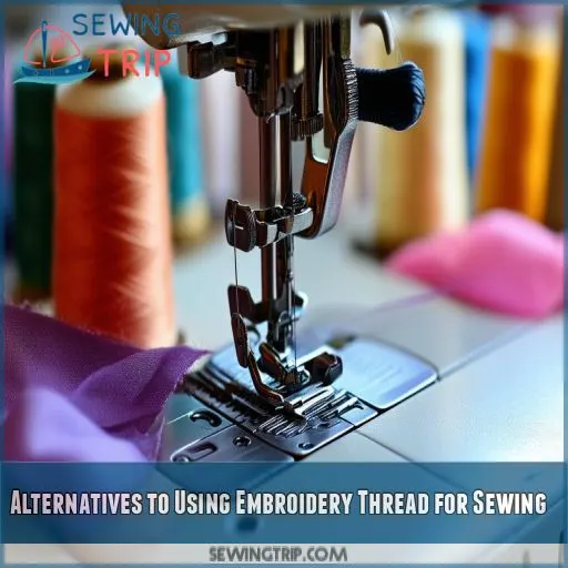 Alternatives to Using Embroidery Thread for Sewing