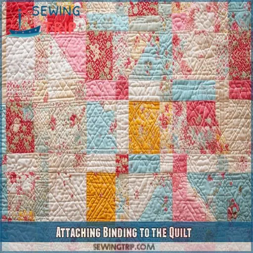 Attaching Binding to the Quilt
