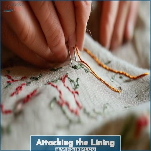 Attaching the Lining
