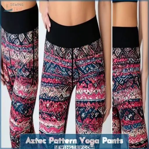 Aztec Pattern Yoga Pants