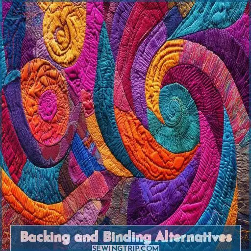 Backing and Binding Alternatives