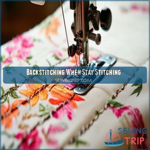 Backstitching When Stay Stitching